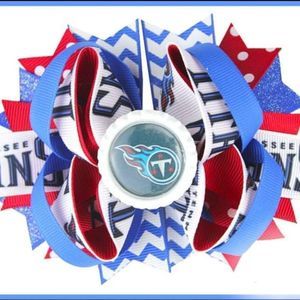 4.5 INCH NFL TENNESSEE TITANS HAIRBOW